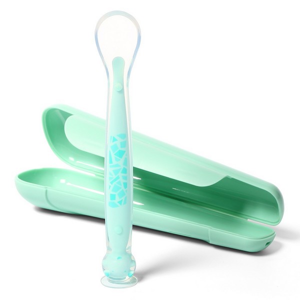 Продукт Babyono - Силиконова лъжица с вакуумна основа в кутийка - 0 - BG Hlapeta